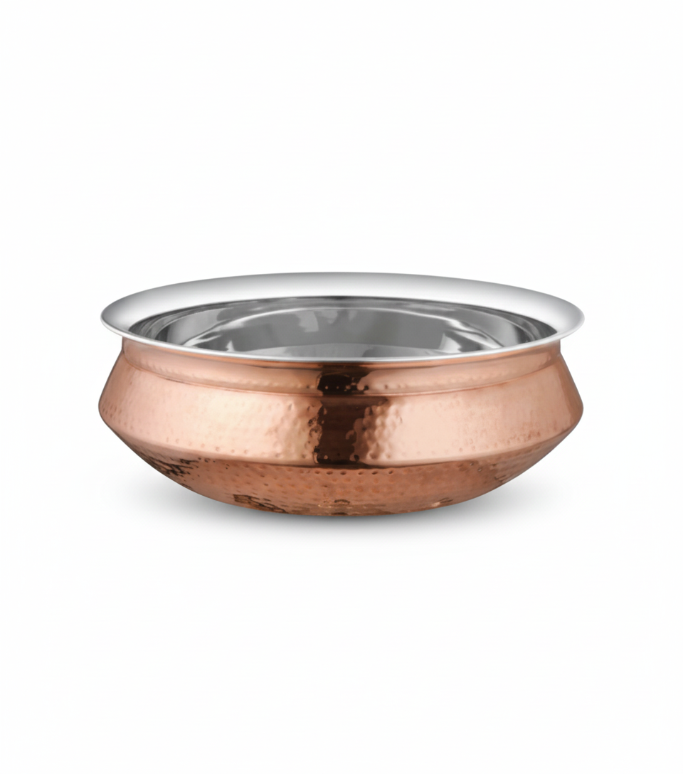 Masala Copper Finish XL Handi Bowl