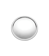 Basic Mirror Steel 14 in Round Tray