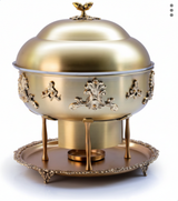 Queen Mary Matt Gold PVD Finish Chafing Dish 3 L