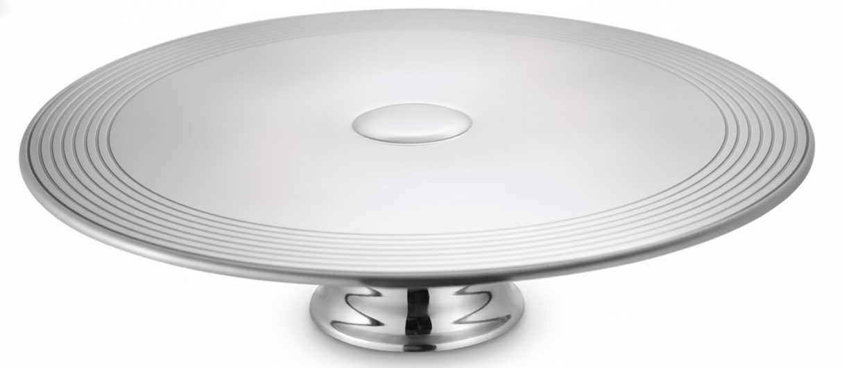 Suite Mirror Steel 12D in Cake Stand with Running Border