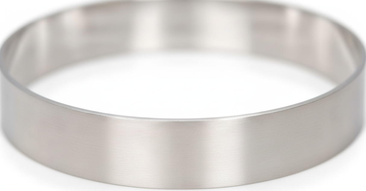 Collar Ring Stainless Steel Brushed Matt Gold Finish