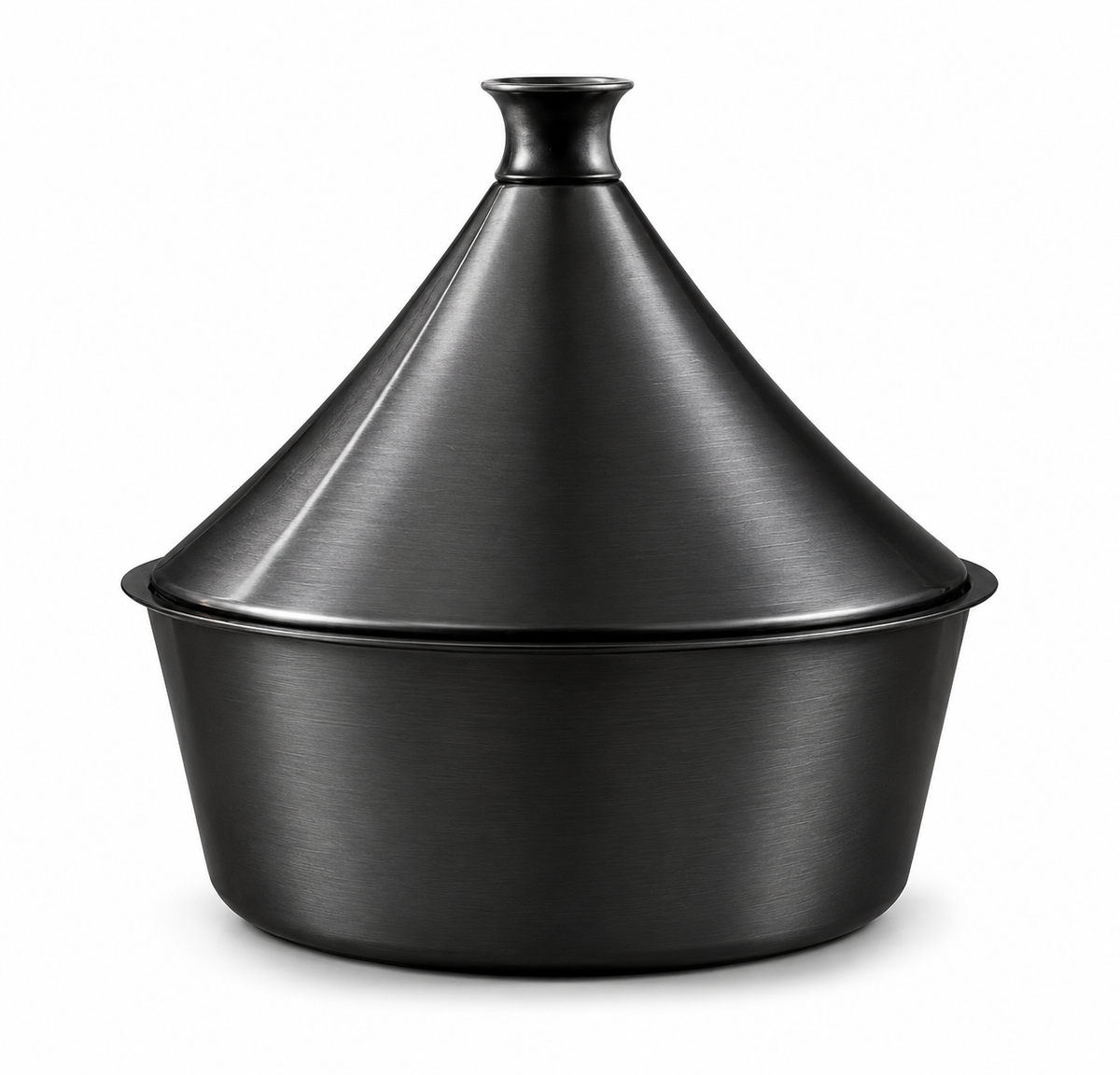 Skyserv Brushed Titanium Finish Tagine with Food Pan 4L
