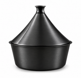 Skyserv Brushed Titanium Finish Tagine with Food Pan 4L