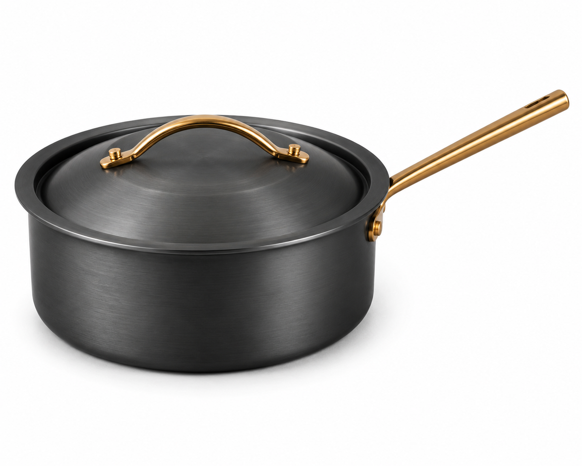 Skyserv PVD and  Brushed Titanium Finish Tagine with Food Pan