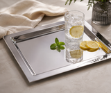 Brooklyn Sqaure Hammered Tray (15"X15") 188