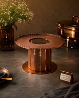 Spool Copper Finish Small Warm Riser