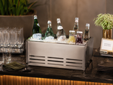 Fat Free Brushed Steel Knock down GN 1by1 Ice Tub  Stand