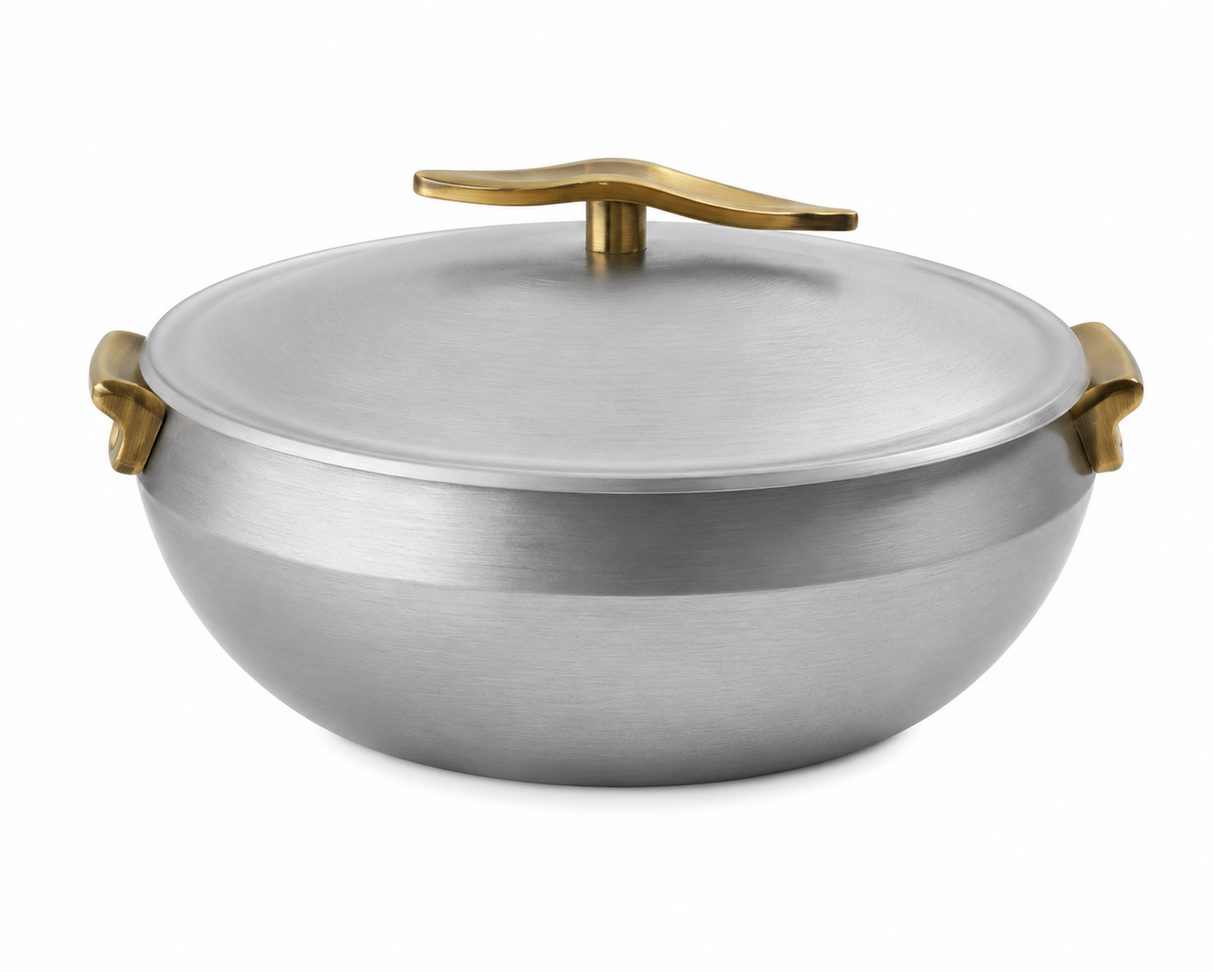Zahara Feather Vintage Finish 5 Ltr Induction Chafing Dish