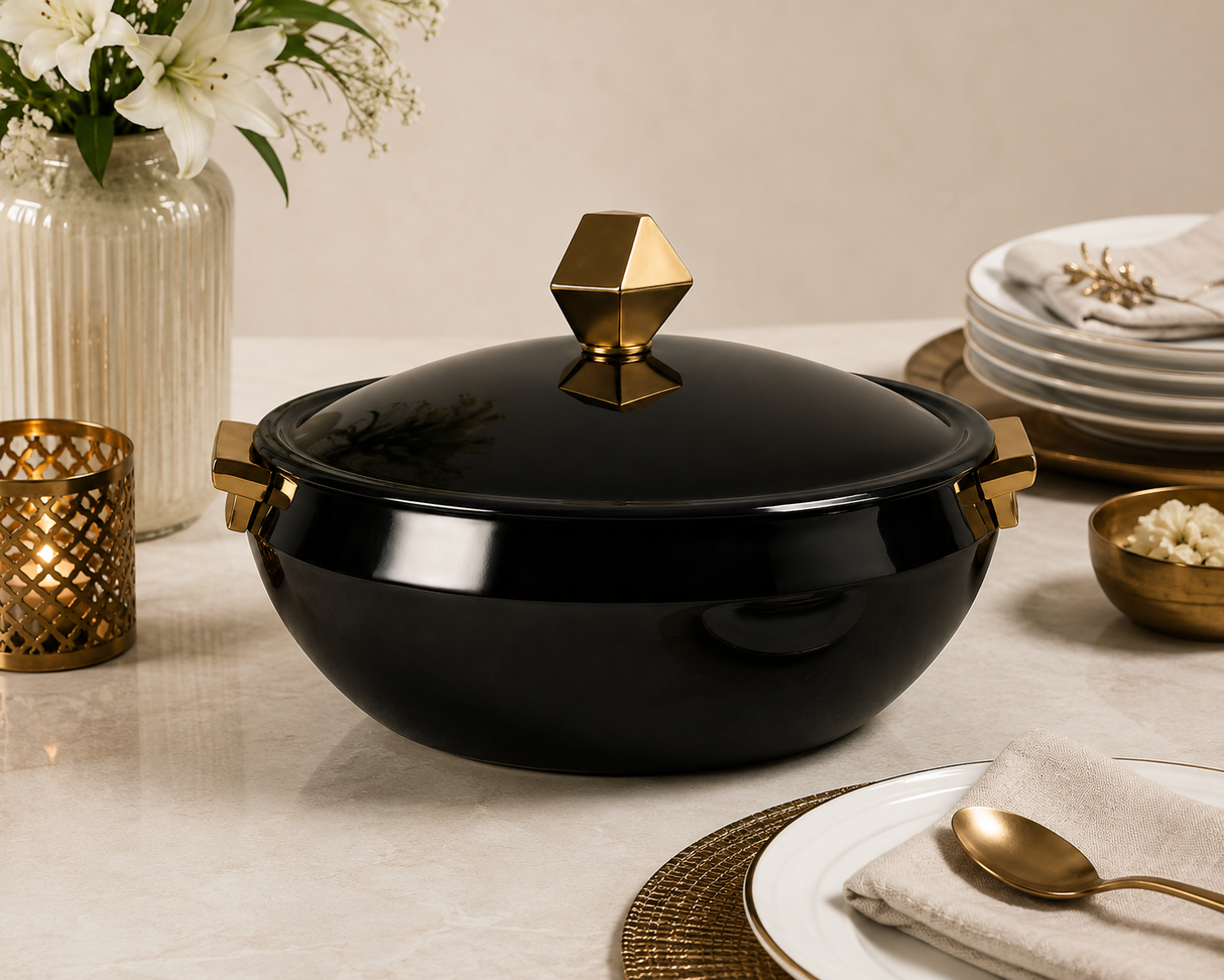 Zahara Titanium Finish 5 Ltr Induction Chafing Dish