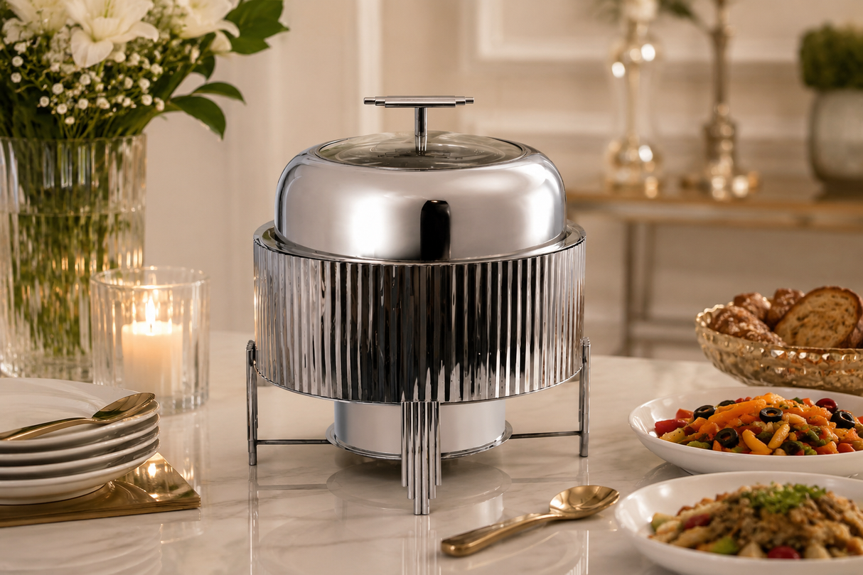 Waves Mirror Stainless Steel Chafing Dish 3 L (without Ring)
