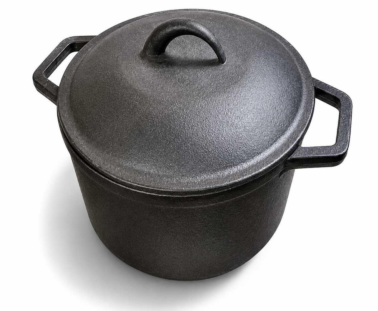 Dalebrook Black Melamine Stone Cast Casserole pot