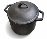 Dalebrook Black Melamine Stone Cast Casserole pot