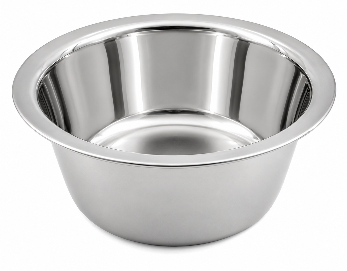 Mirror Steel 4 Ltr Round Food Pan
