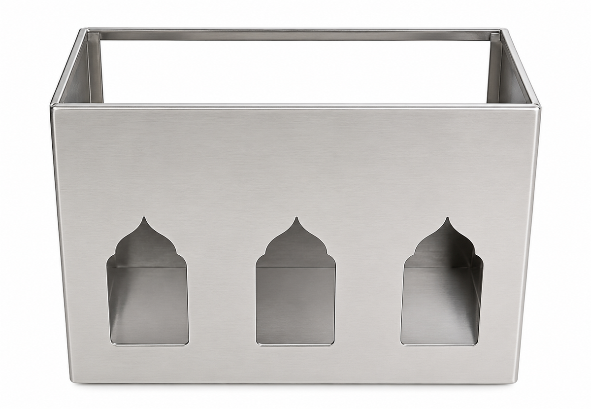Heritage Mirror Steel Live Cooking Station