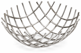 Stainless Steel Designer Fruit Bowl - Copper Finish (9.5 D x3 H in)
