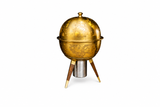 Baroque Brushed Etched Gold PVD Finish Chafing 6 lt