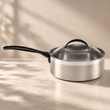 Skyserv Induction Dual Finish Steel 5 Ltr Round Sauce Pan