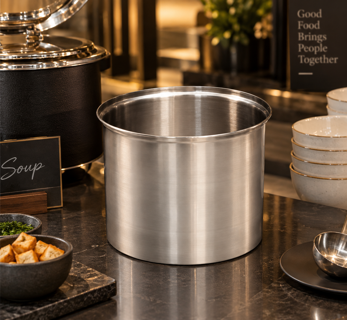Stainless Steel Insert for Soup Station