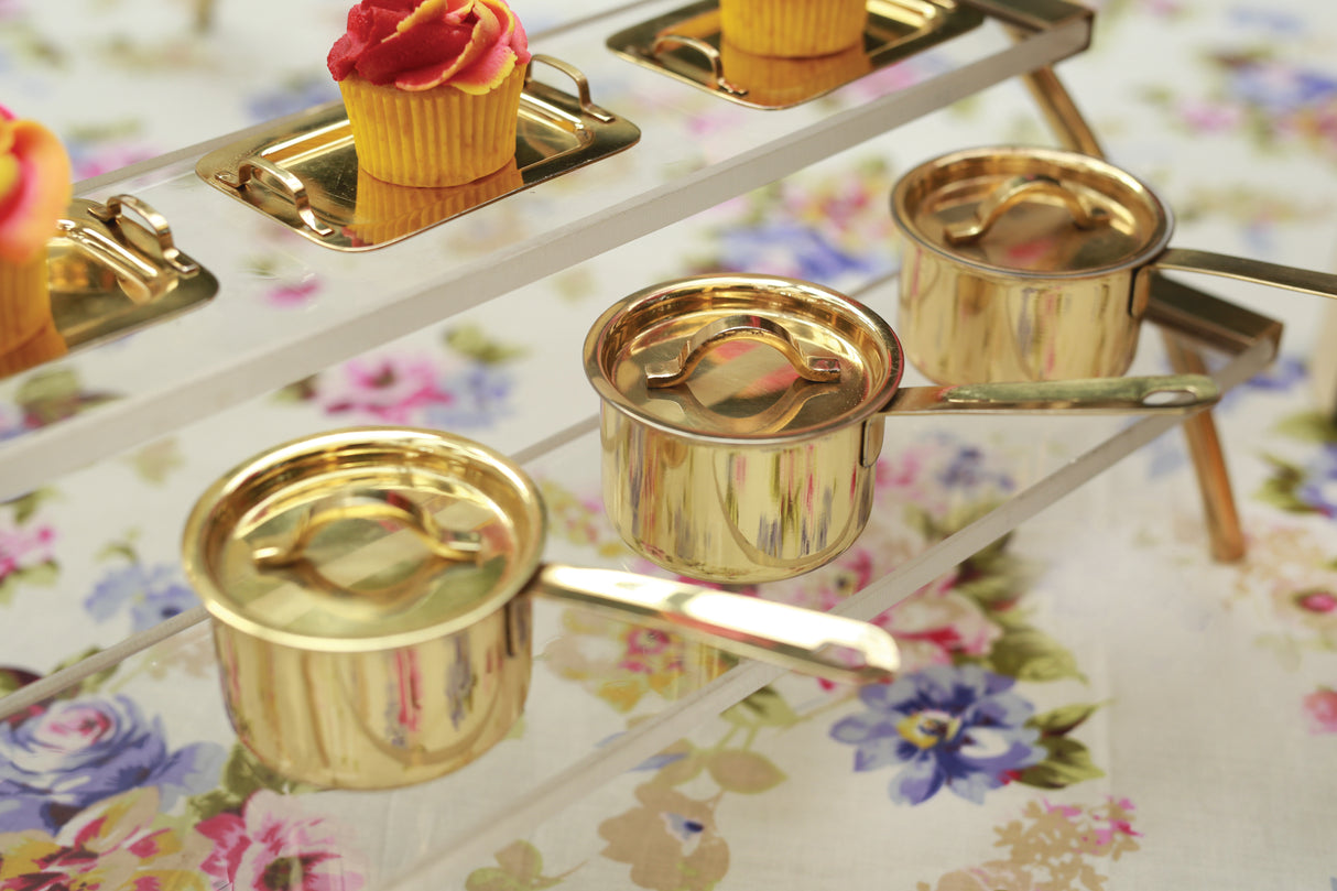 Venice Gold Finish Small Bridge Riser