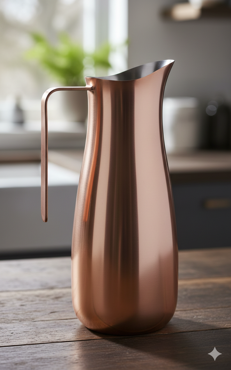 Rose Gold Water Pitcher 1.8 Ltr