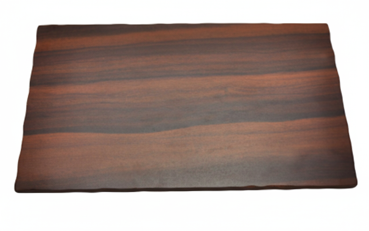 Modern Melamine Wooden Finish 21x13 in Rectangular Platter