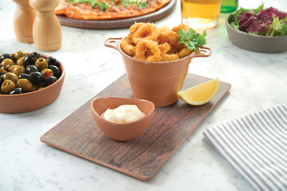 Teracotta Melamine 1200 ml Ranch Pot (7.75L x 6W x 4.25H in)