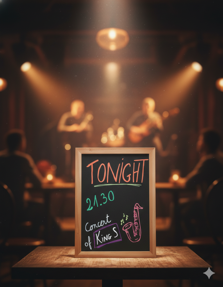 Woody Teak Chalkboard 40x60 cm with Chalk Marker
